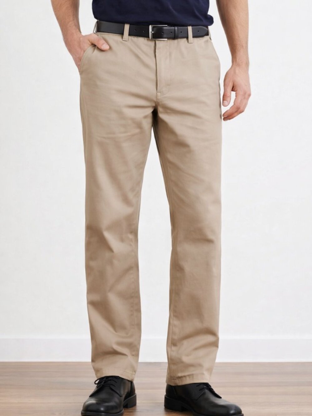 Evergreen Men's Khaki Dress Stain Wrinkle Resistant Pant 32X34 NWT